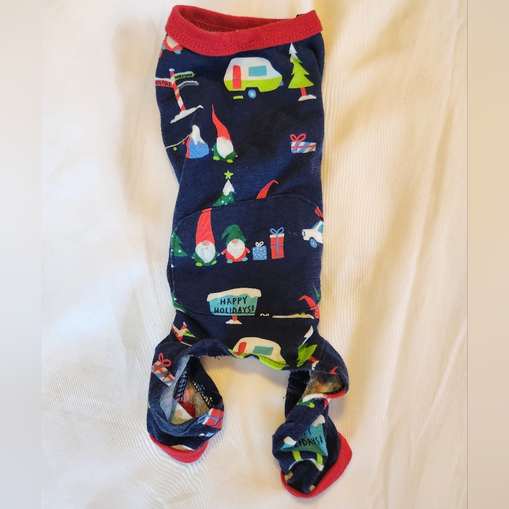 Pet Pajamas Holiday Gnomes (Size X-Small)